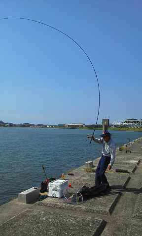 礒君 遠賀川河口でチヌ釣り 秋君礒君の釣り紀行